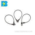 Eas single/double steel wire lanyards for hard-tags